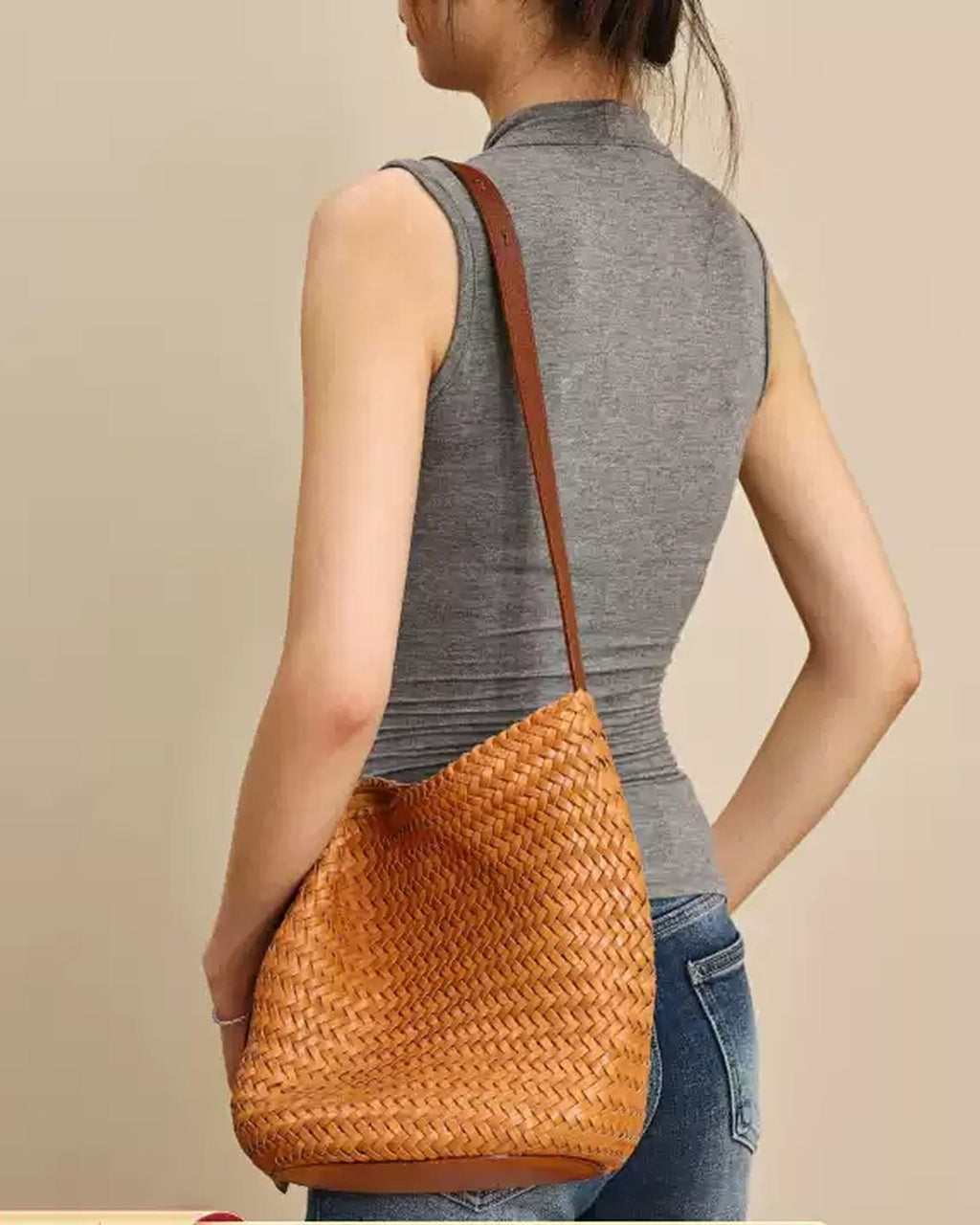 The Cognac Leather Tote