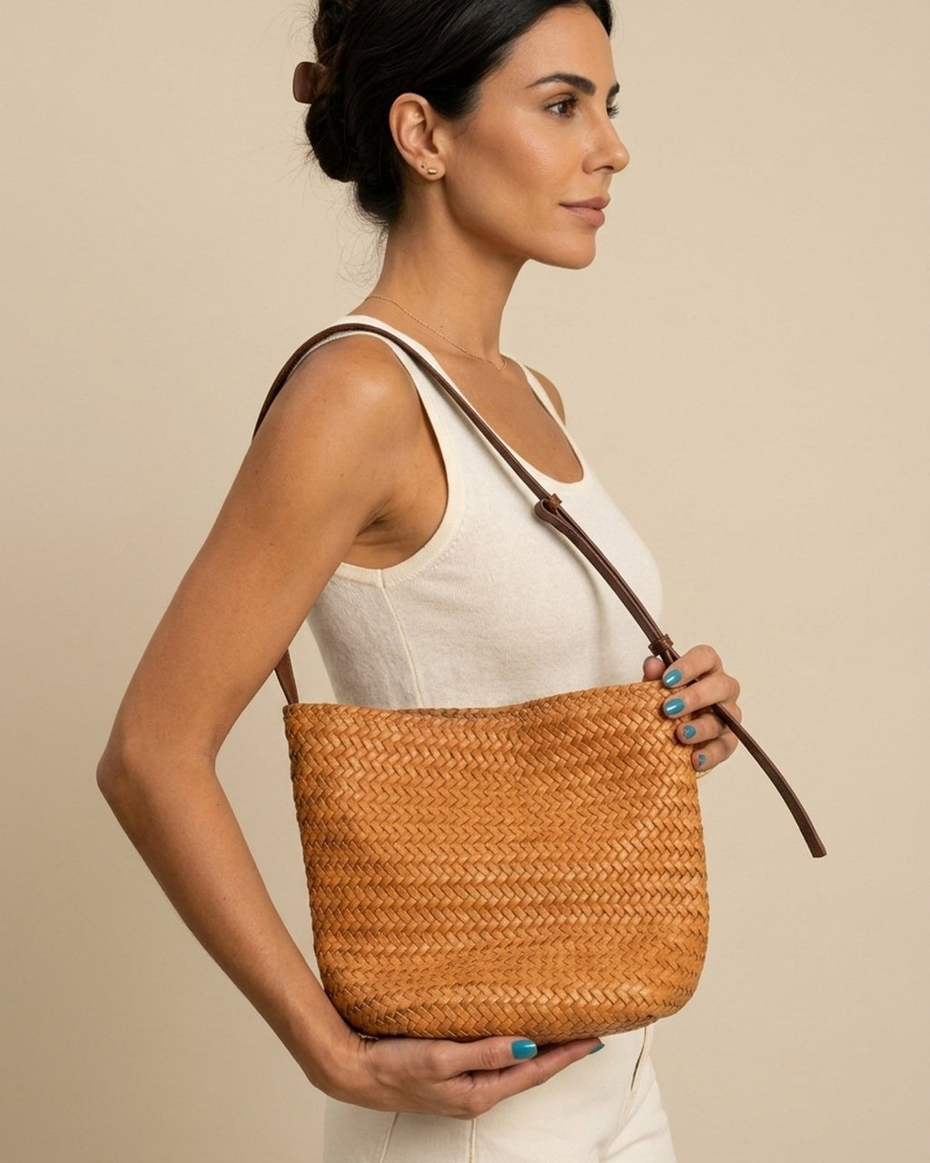 The Cognac Leather Tote