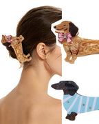 The Dachshund Hair Clip