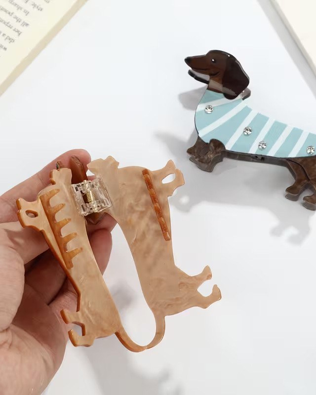 The Dachshund Hair Clip