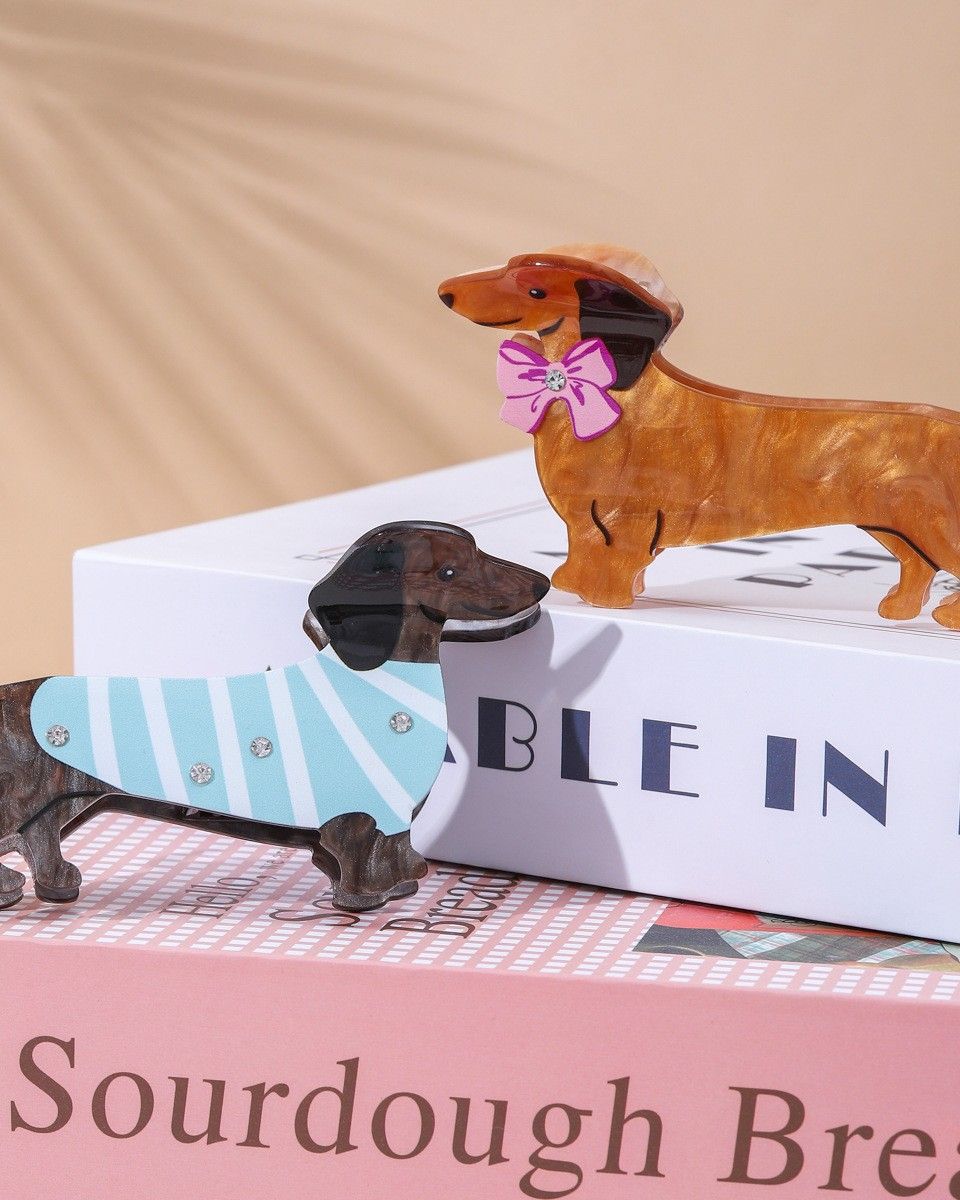 The Dachshund Hair Clip