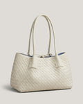 The Milano Work Tote — Ivory