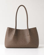 The Milano Work Tote — Brown