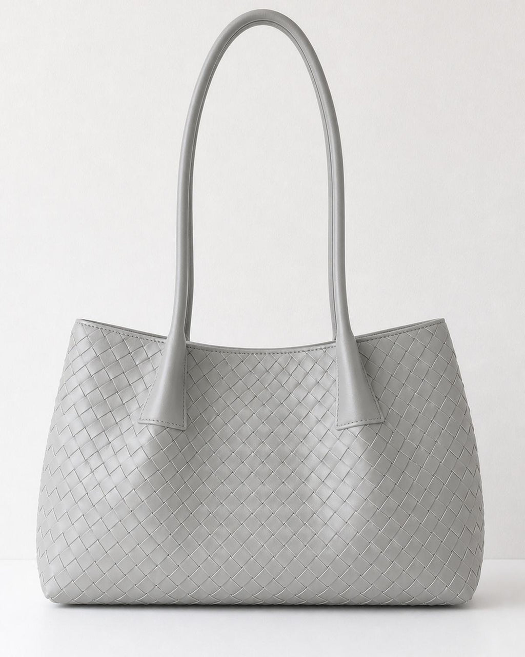 The Milano Work Tote — Silver Grey