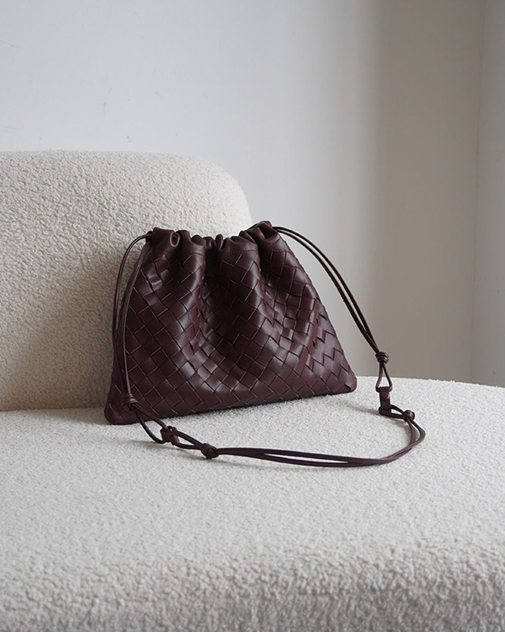 Wildfool The Matera Woven Pouch — detail view