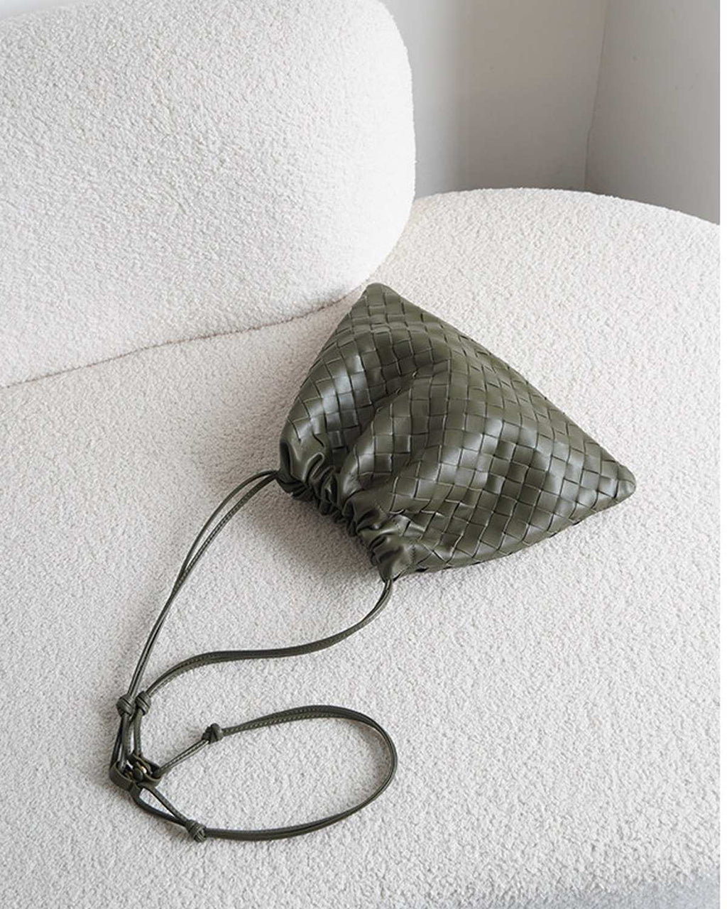 Wildfool The Matera Woven Pouch — detail view