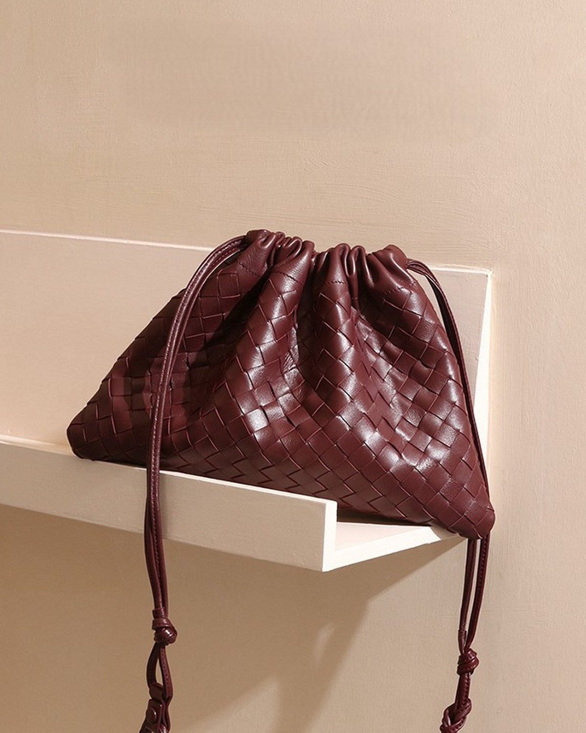 Wildfool The Matera Woven Pouch — detail view