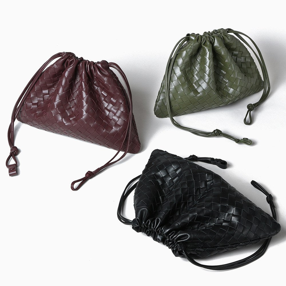 Wildfool The Matera Woven Pouch — detail view