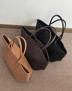 Wildfool The Palermo Woven Tote — detail view