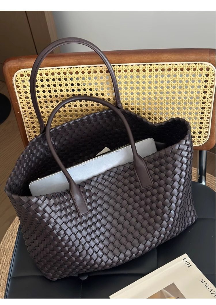 Wildfool The Palermo Woven Tote — detail view