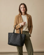 Wildfool The Palermo Woven Tote — detail view