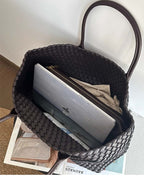 Wildfool The Palermo Woven Tote — detail view
