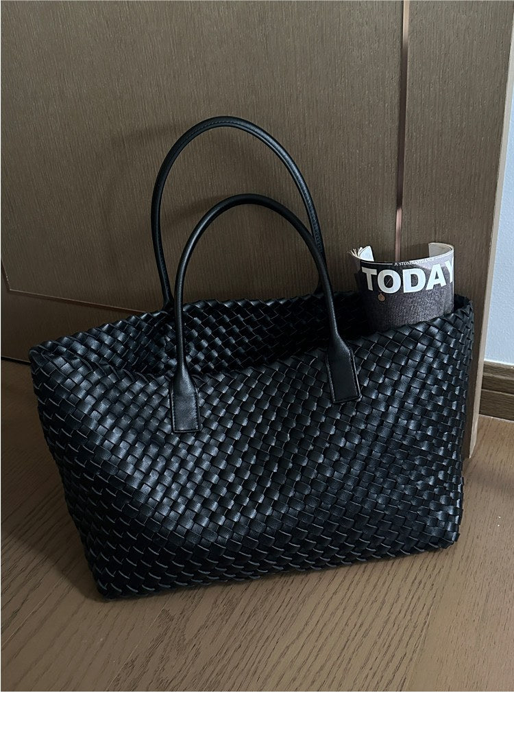 Wildfool The Palermo Woven Tote — detail view