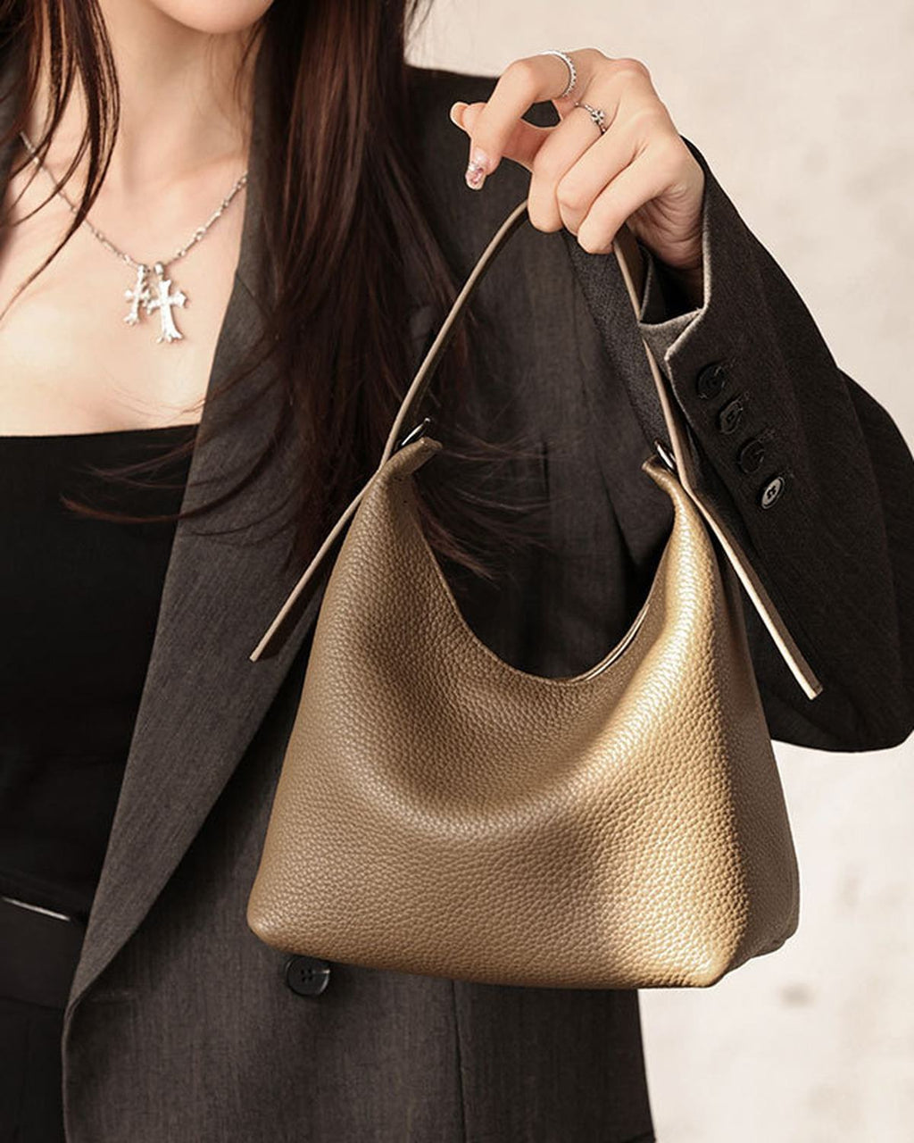 Wildfool The Lido Mini Hobo — detail view