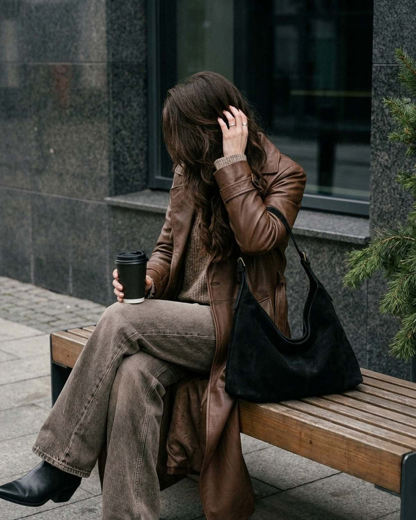 The Elba Hobo — worn