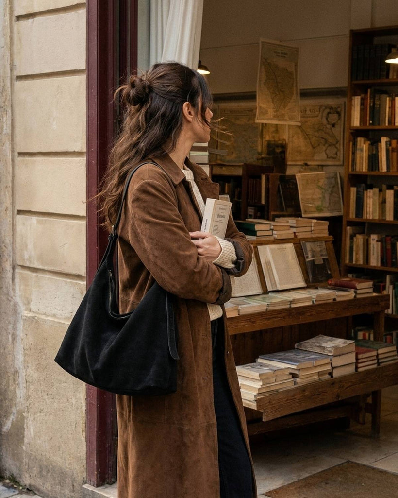 The Elba Hobo — worn