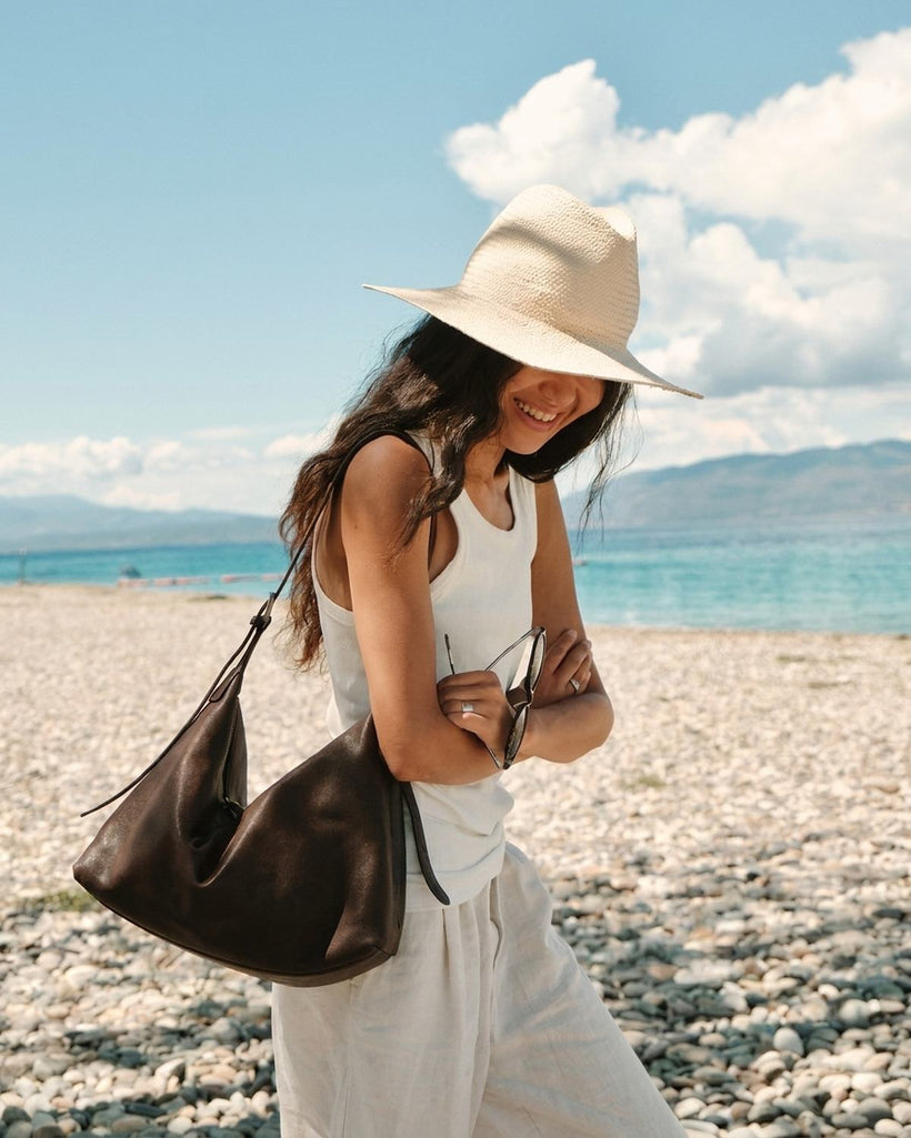 The Elba Hobo — worn