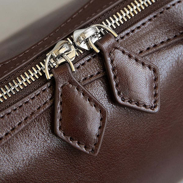 The Cannes Baguette Bag — The zip, closed