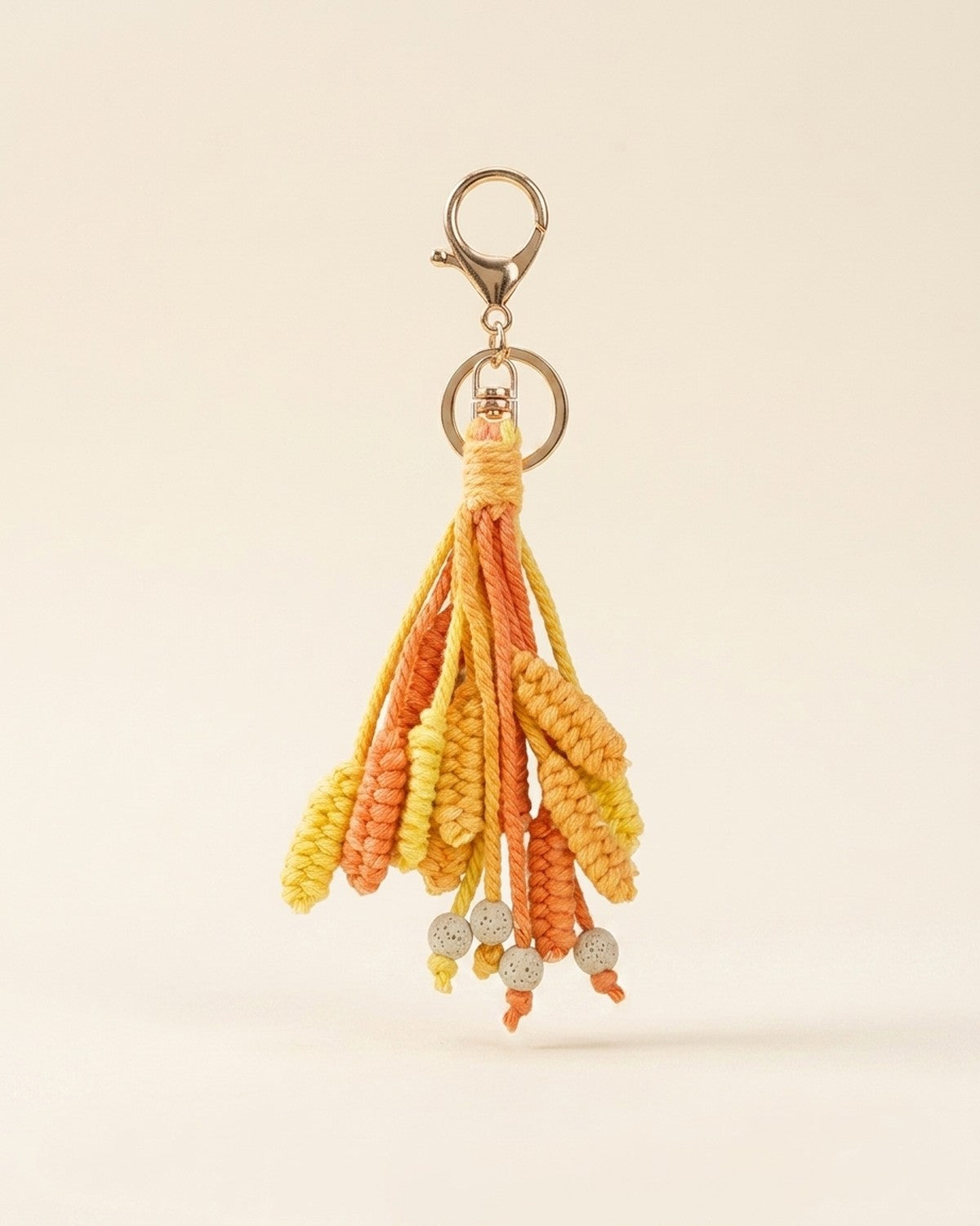 The Bohemian Tassel Charm - Yellow Tassel