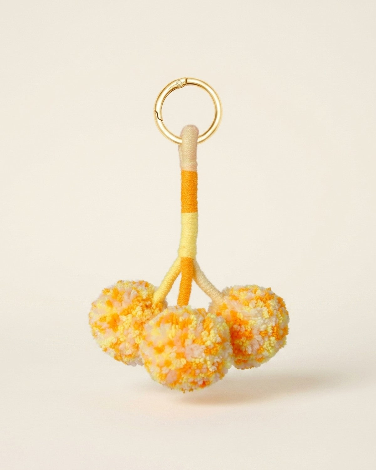 The Bohemian Tassel Charm - Yellow Pom