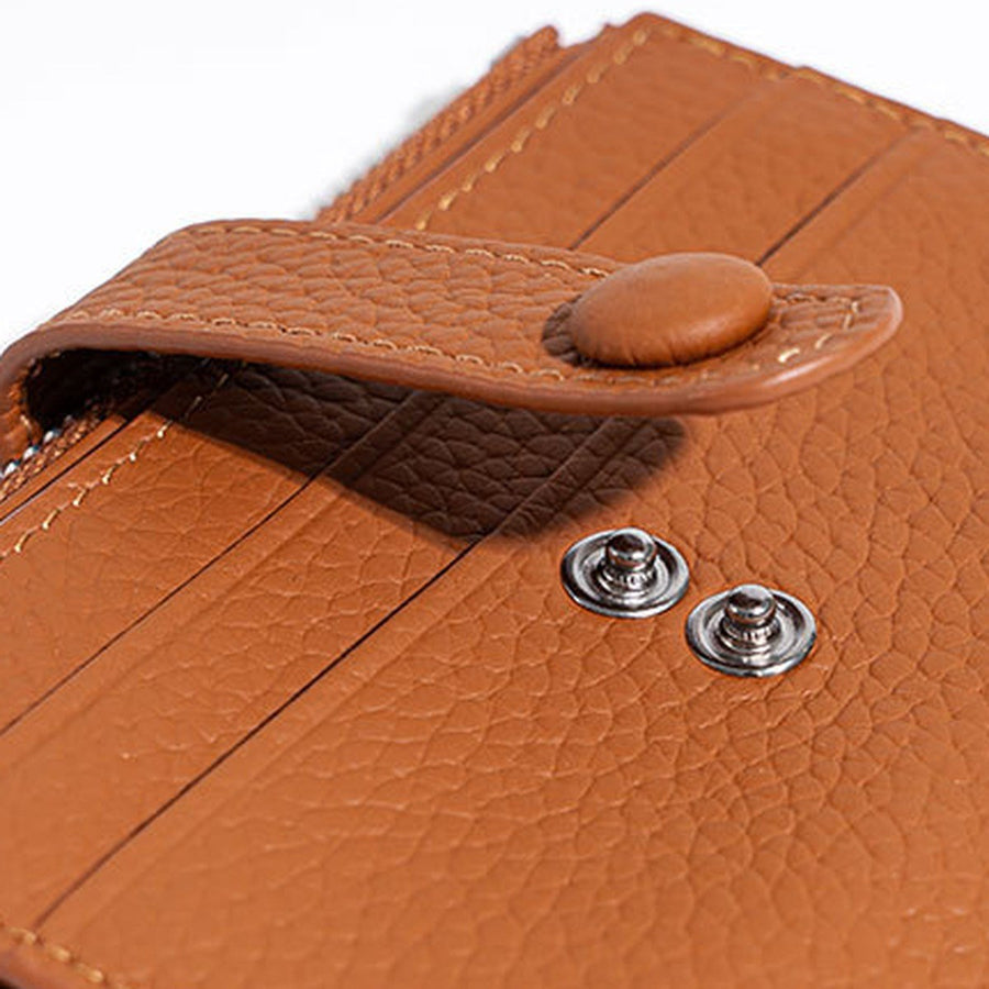 The Modena Card Wallet — Two-stud snap