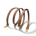 Wildfool The Leather Conversion Strap in Cognac — no-drill crossbody strap kit with brass buckle