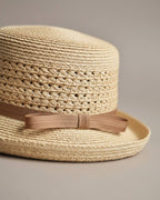 The Riviera Straw Fedora - Tan