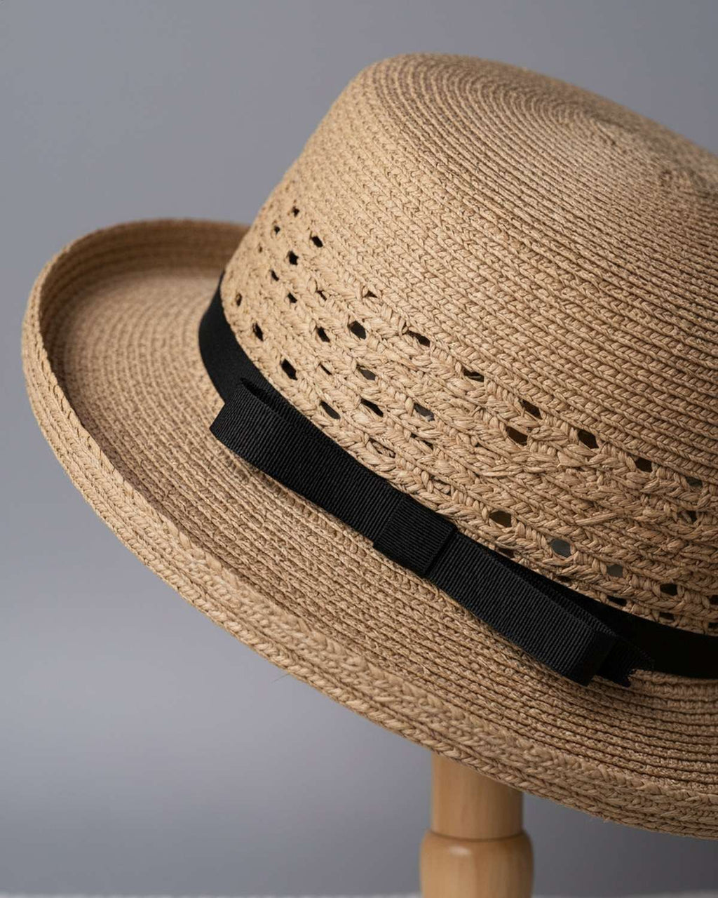 The Riviera Straw Fedora - Black