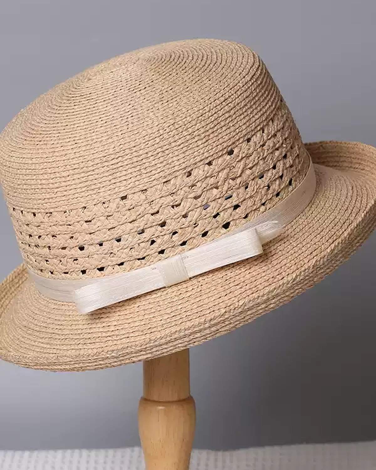 The Riviera Straw Fedora - Ivory