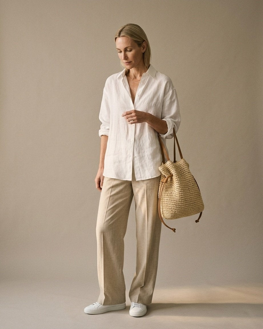 Wildfool khaki bucket bag showing polyester lining interior — detail shot