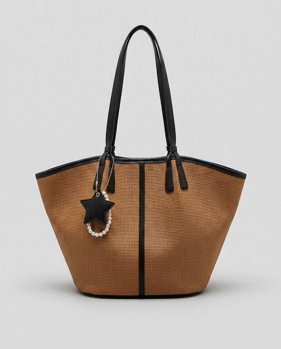 The Woven Basket Tote Bag
