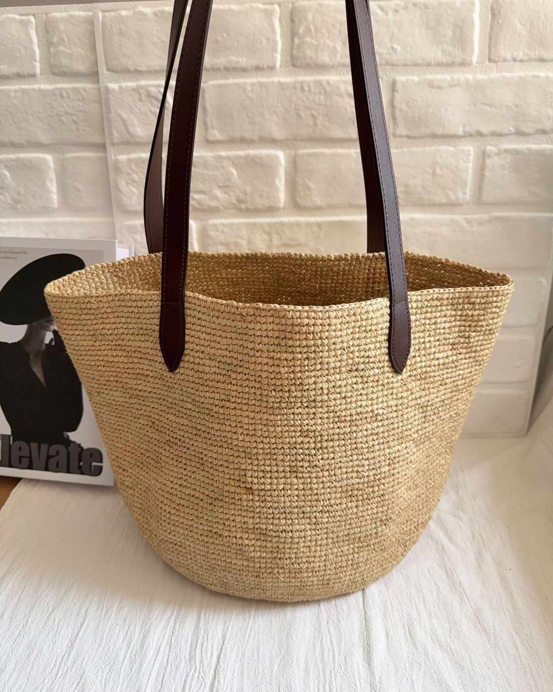 The Ostuni Straw Tote