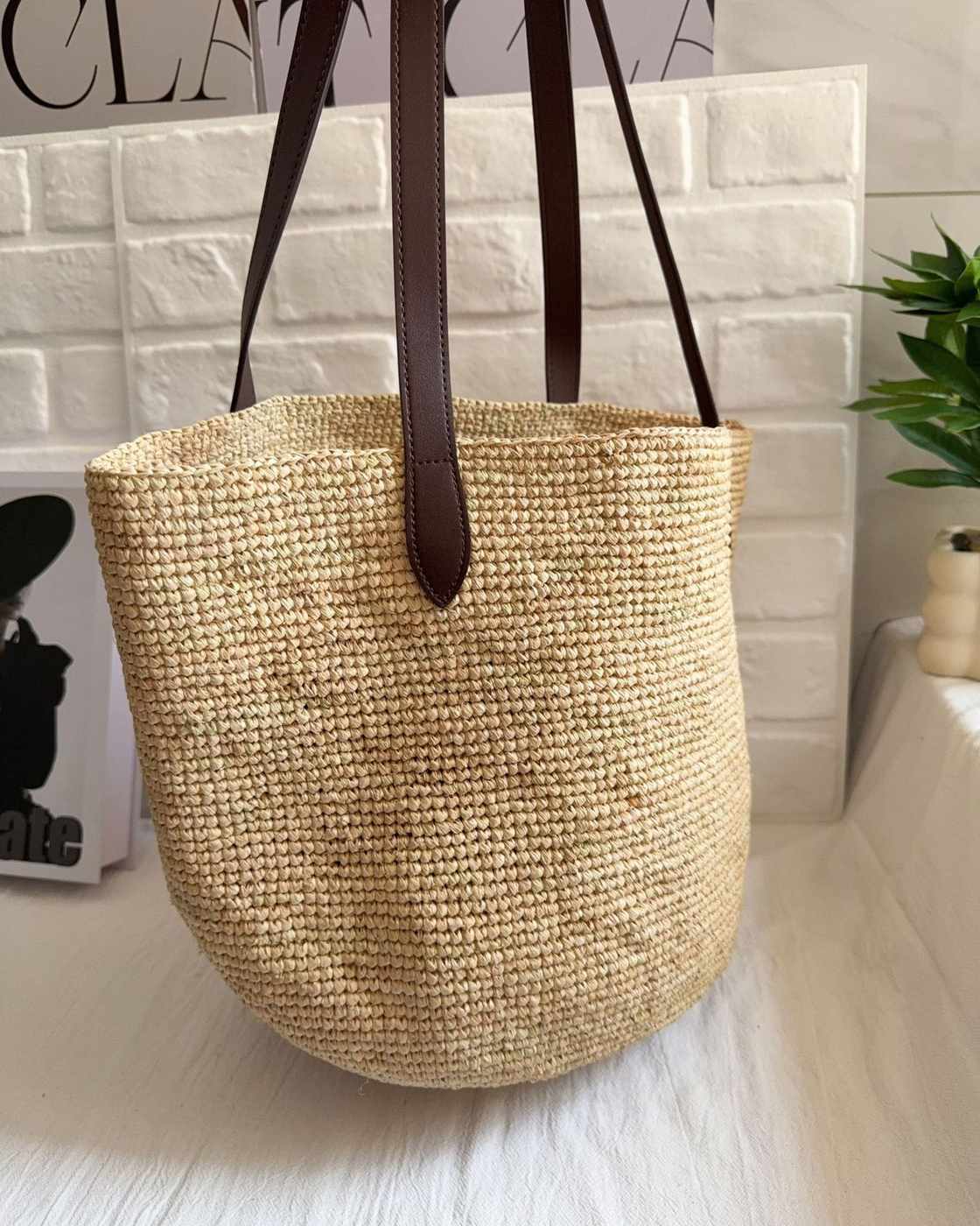 The Ostuni Straw Tote