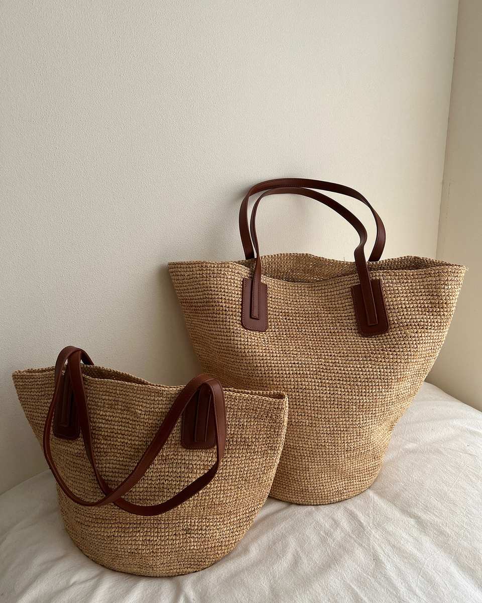 The Portofino Straw Bucket