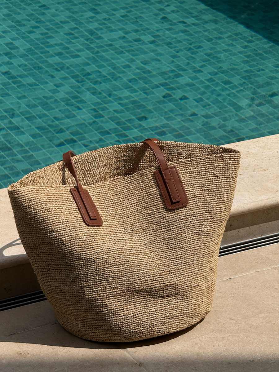 The Portofino Straw Bucket