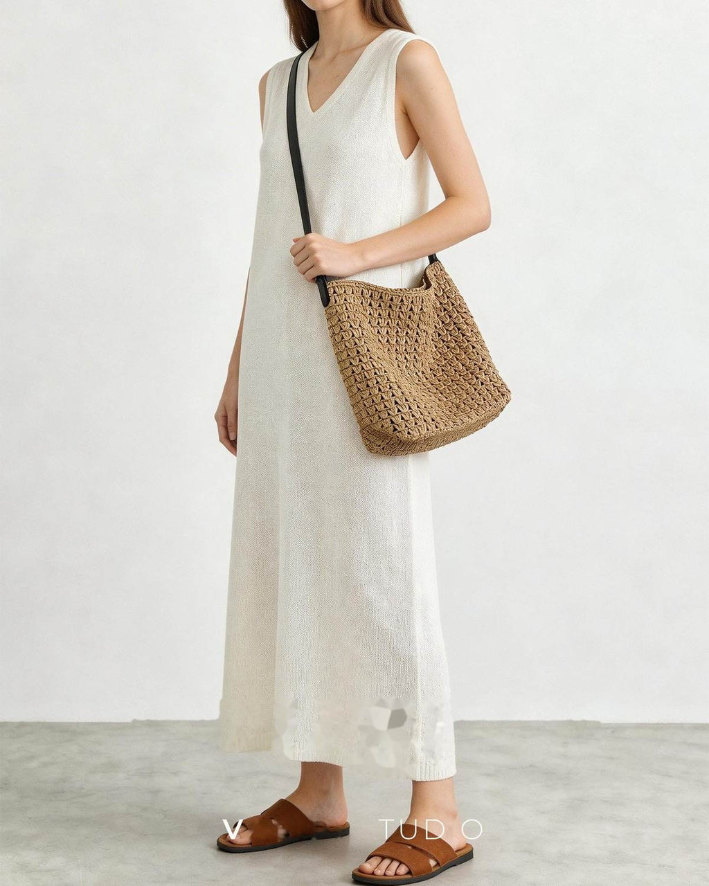 The Camogli Straw Crossbody