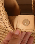 Wildfool The Menton Woven Shoulder Bag — detail view