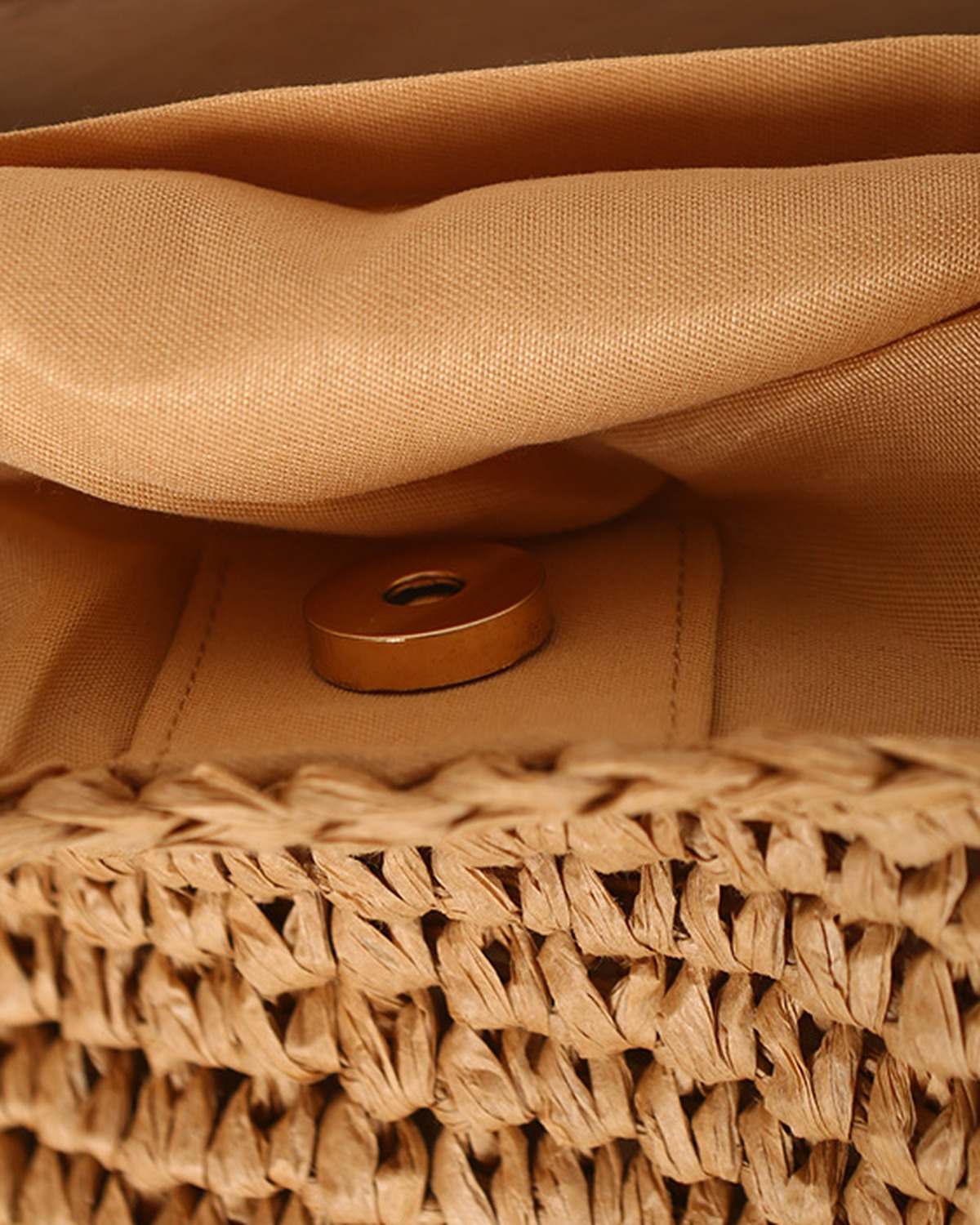 Wildfool The Menton Woven Shoulder Bag — detail view