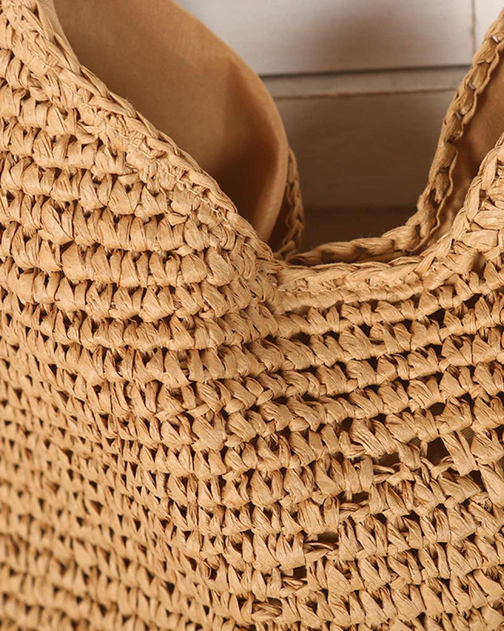 Wildfool The Menton Woven Shoulder Bag — detail view