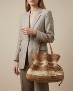 Wildfool The Amalfi Striped Tote — detail view