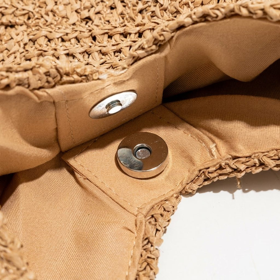 The Trani Basket Shoulder Bag — Magnetic snap