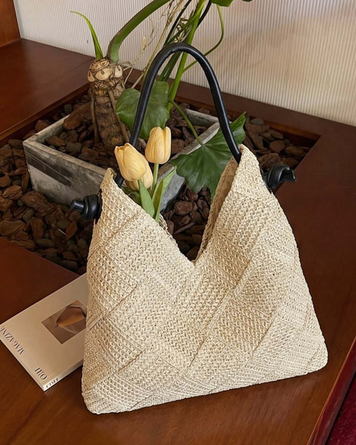 Wildfool The Trani Basket Shoulder Bag — detail view