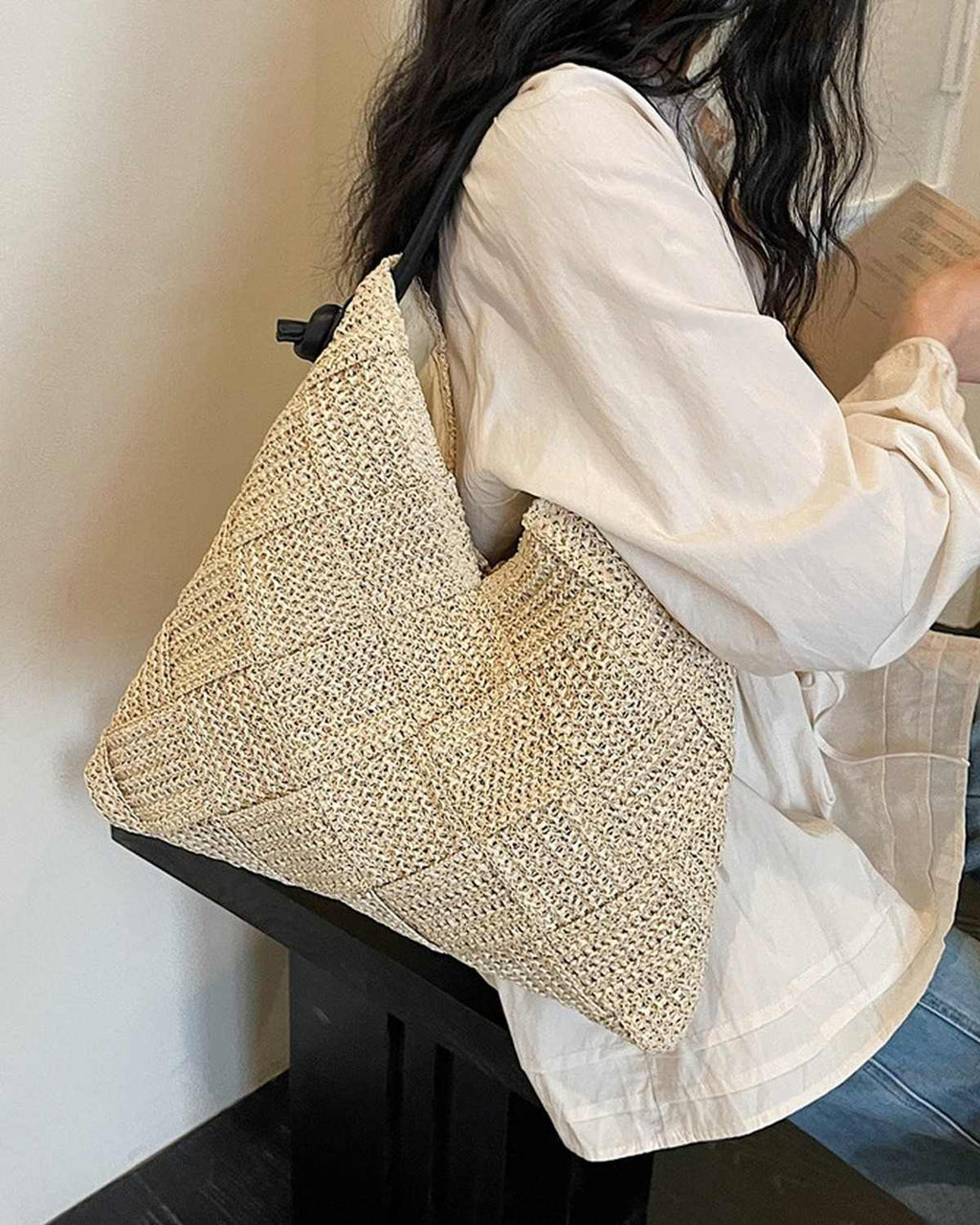 Wildfool The Trani Basket Shoulder Bag — detail view