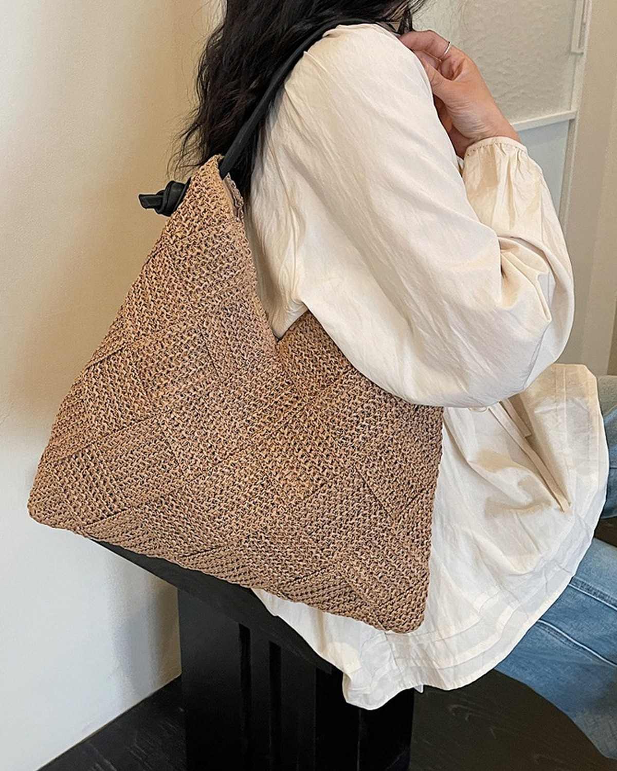 Wildfool The Trani Basket Shoulder Bag — detail view