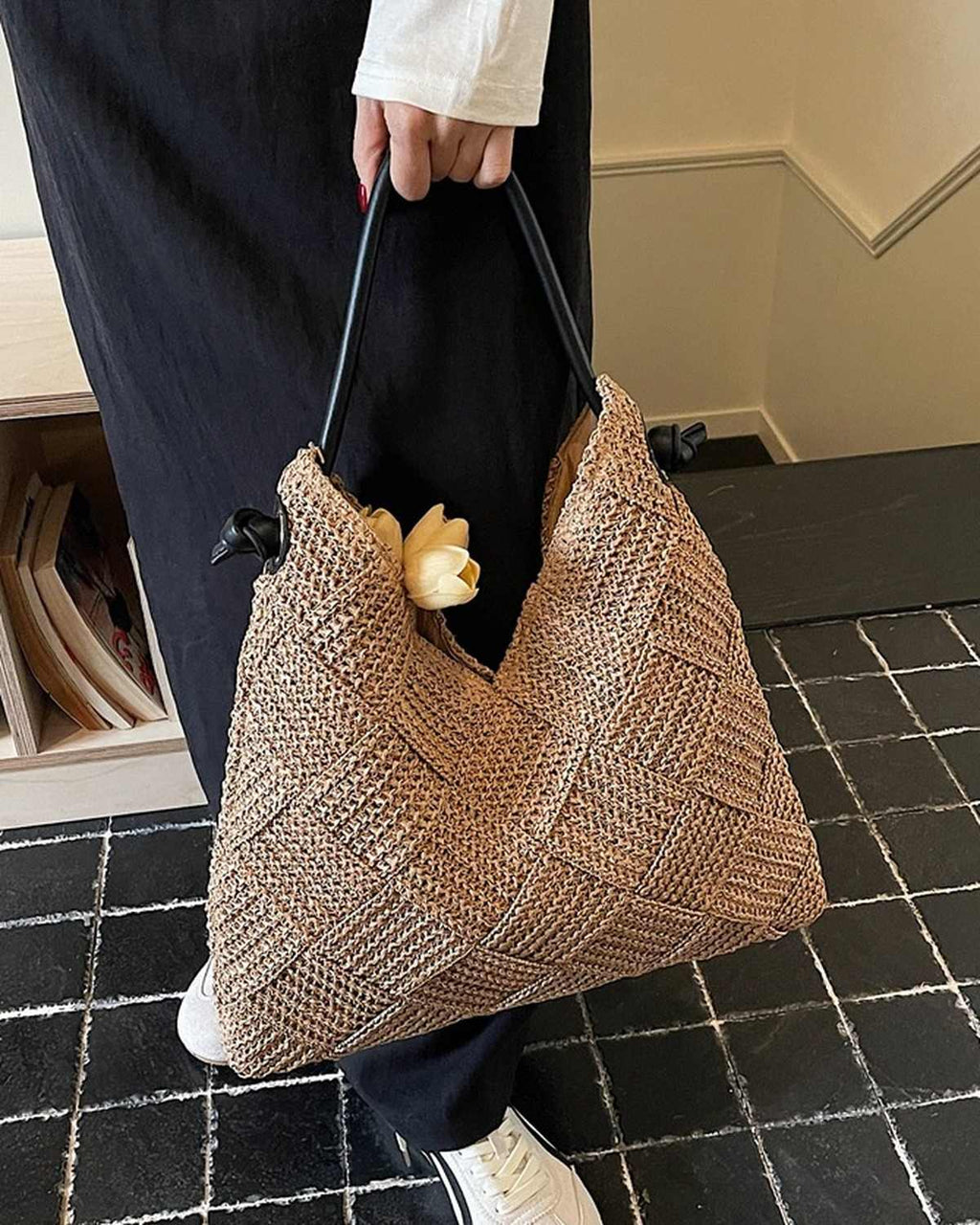 Wildfool The Trani Basket Shoulder Bag — detail view