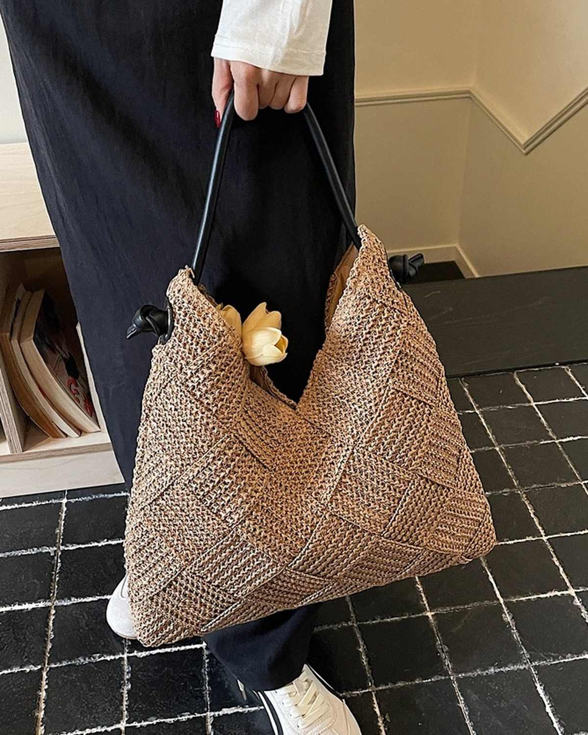 Wildfool The Trani Basket Shoulder Bag — detail view