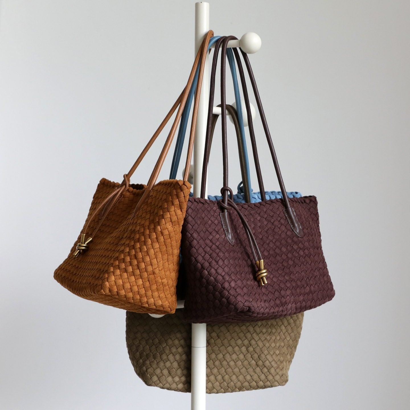 Wildfool The Torino Woven Tote — detail view
