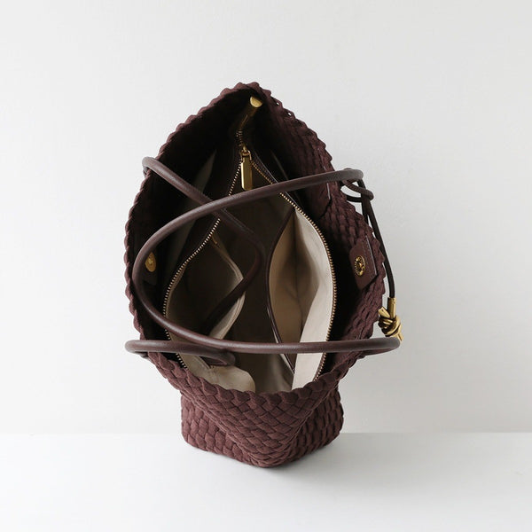 The Torino Woven Tote — Inside