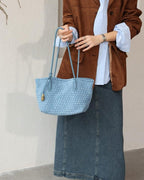 Wildfool The Torino Woven Tote — detail view