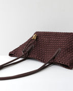 Wildfool The Torino Woven Tote — detail view